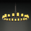 CNDL-8716-14-AMBR-DBRZ Large Chandeliers-Pillar Candle - 671596 - Capital Lighting, Inc.
