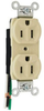 Duplex/Single Receptacle - CRL5262-B - Thomas & Betts Corporation