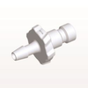 Bayonet Male Connector, Barbed, White - BC330 - Qosina Corp.