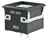 INDICATOR PB SQ BRIGHT LED BLUE - UB204KW035F - NKK Switches