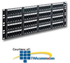 ICC USOC Patch Panel, 6 Position 6 Conductor- 96 Port/4 RMS - ICMPP096U6 - TelephoneStuff.com