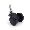 PARTS SEPARABLE CASTER (W/GLIDE) - CABF-50/BLK - CABF-50/BLK - Sugatsune America, Inc.