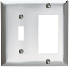 Combination Openings, 1 Toggle Switch & 1 Decorator -- SS126 - Image