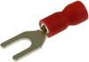 Terminal, Spade/fork, #6, Crimp, Red; Product Range Hoffman Products - 84F261 - Newark, An Avnet Company