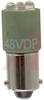 Lamp;T3-1/4 BAYONET BASE CLUSTER LED, GREEN, 48V DUAL POLARITY - 70015439 - Allied Electronics, Inc.