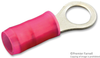 Terminal, Ring Tongue, #10, Crimp, Red; Stud Size - Metric Amp - Te Connectivity - 66H6949 - Newark, An Avnet Company