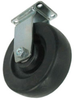 Rigid Caster ( No Brake ) Black Polyolefin - Model 4A - 4APB5x2-R - Caster City, Inc.