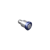 Spring Loaded Plunger, Press-in, Small Size, With hold-open feature, Steel, Purple Knob - 56-161-012 - Southco