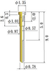 Small Size Socket Pin - NC090-RL-GG-1 - JC Cherry, Inc.