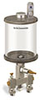 Levelux Clear View Multiple Feed Manual Lubricator, 1 qt Acrylic Reservoir, 2 Feeds, 1/8