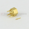 SMP Male Limited Detent PCB Connector Thru Hole Solder Attachment - SC5341 - Fairview Microwave Inc.
