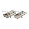 3000 mm Long x 27 mm Wide Rail, For Use With Carriage Assembly S99NCM27A401 or S99GNCM27B402, Material: Anodized Aluminum - S99GNRM273000 - Stock Drive Products & Sterling Instrument - SDP/SI