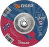 Weiler TIGER Aluminum Oxide Cut/Grind Wheel - 7 in Diameter - Thickness 1/8 in - 57104 - 012382-57104 - R. S. Hughes Company, Inc.