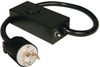 L5-30P to L5-20R Extension Cord with Breaker - 20A, 120V, 10 AWG, 2 ft., Black -- P043-002 - Image