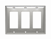 Decorator Openings, Three Gang, 302 Stainless Steel - SS263 - Legrand