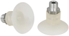 Flat suction cup (round), workpiece handling with high chemical resistance SGN 45 SI-60 G1/4-AG - 10.01.01.00218 - Schmalz Inc.