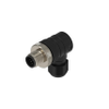 M12 Field Attachable Connector: male, angled, 5-pin, A-coded, unshielded, black housing, screw type, 50 V AC / 60 V DC - RSCW 5/7 - Belden Inc.