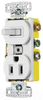 Combination Switch/Receptacle - RC308W - Hubbell Incorporated