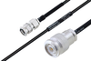 MIL-DTL-17 SMA Male to TNC Male Cable 16 Inch Length Using M17/119-RG174 Coax - PE3M0111-16 - Pasternack