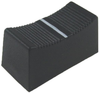 Slider Knob W/indicator Line, Black Rohs Compliant Multicomp Pro - 39AH5540 - Newark, An Avnet Company