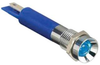 Panel Mount Indicator, Led, 8Mm, Blue, 3.8V; Led Color Apem - 16R0190 - Newark, An Avnet Company