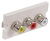 Datacommunication Face Plate with Jack - IM3RS1OW - Hubbell Incorporated