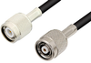TNC Male to Reverse Polarity TNC Male Cable 60 Inch Length Using PE-C195 Coax - PE37137-60 - Pasternack