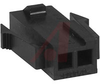 Connector, Soft Shell; Nylon; Plug; Black; 2; Single; 0.118 in.; UL 94V-0 - 70082748 - Allied Electronics, Inc.