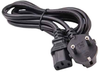 6ft CEE7 Schuko (Korea 3 pin) to C13 with VCTF 0.75mm&sup2; Power Cord - P-06B-K - SFCable.com
