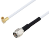SSMC Plug Right Angle to SMA Male Cable 200 cm Length Using RG188-DS Coax - PE3W04994-200CM - Pasternack