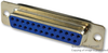 D Sub Connector, Standard, 25 Position, Receptacle; No. Of Contacts Multicomp - 79K4983 - Newark, An Avnet Company