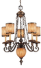 N6495-270 Six Light Chandelier - N6495-270 - Minka Group