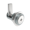 Compression Latch, Self-Adjusting, Small Size, Tool Locking, Phillips Recess, 1.5-4.8mm Panel, 8.7-15.9mm Grip, Zinc Alloy, Chemical Protective Film, Silver - 48-92-R - Southco