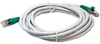 25ft Shielded CAT6 550MHz Crossover  Cable Gray Wire/Green Boot - CAT6-STP-X25 - SFCable.com