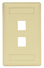 Datacommunication Face Plate - IFP12EI - Hubbell Incorporated