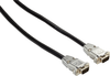 5-ft Black RS232 Shielded Cable Metal Hood DB9 M/M -- EDN12BLK-0005-MM
