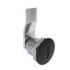 Quarter-Turn Cam Latch, Slotted Recess, 18mm  Grip, Not Sealed, Zinc Alloy, Powder Coat, Black - E5-2-005-060 - Southco