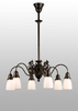 50655 Mid. Chandeliers-Glass Down - 472177 - Capital Lighting, Inc.