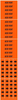 Brady B-946 Black on Orange Vinyl Self-Adhesive Pipe Marker - 2 1/4 in Height - 1/2 in Character Height - 2 3/4 in Length - Printed Msg = ACID VENT with Right Arrow - 7319-3C - 754473-66682 - R. S. Hughes Company, Inc.