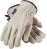 PIP 77-469 Tan Medium Grain Pigskin Leather Driver's Gloves - Keystone Thumb - Uncoated - 9.8 in Length - 616314-09006 - 616314-09006 - R. S. Hughes Company, Inc.