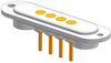 Magnetic Conn, Target Hdr, 4Pos, 2.54Mm Rohs Compliant Multicomp Pro - 30AK6595 - Newark, An Avnet Company