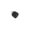DZUS® Tech Line, Flare-in, 8.3 mm Fastened Stud Projection, 0.9 mm Min. Outer Panel, Black Knob, Tray Package - D9-47-3301-K000 - Southco