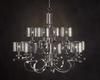 AJC-8634 Large Chandeliers-Drum Shade - 482419 - Capital Lighting, Inc.