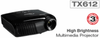 Optoma TX612-3D Projector - TX612 - Visual Sound, Inc.