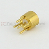 SMP Male (Plug) Limited Detent PCB Connector Thru Hole, Solder, Gold Plated Berllium Copper Body, Length 0.267 In - SC5336 - Fairview Microwave Inc.