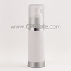 Airless Bottle, Clear Cap, White Body, 15 mL -- CPR06CSW - MSX015 - Image