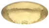 Brass Oval Hammered Bowl: N&ordm; 76070 - 76070 - P. E. Guerin