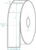 General Use Label w/ Perf - 620908 - Western Numerical Control