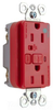 GFCI Duplex Receptacle -- 1595-HGTRARED - Image
