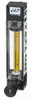 Cole-Parmer PTFE-Glass Flowmeter, 65-mm, with valve, Carbon dioxide, 1 std LPM -- GO-32006-14 - Image
